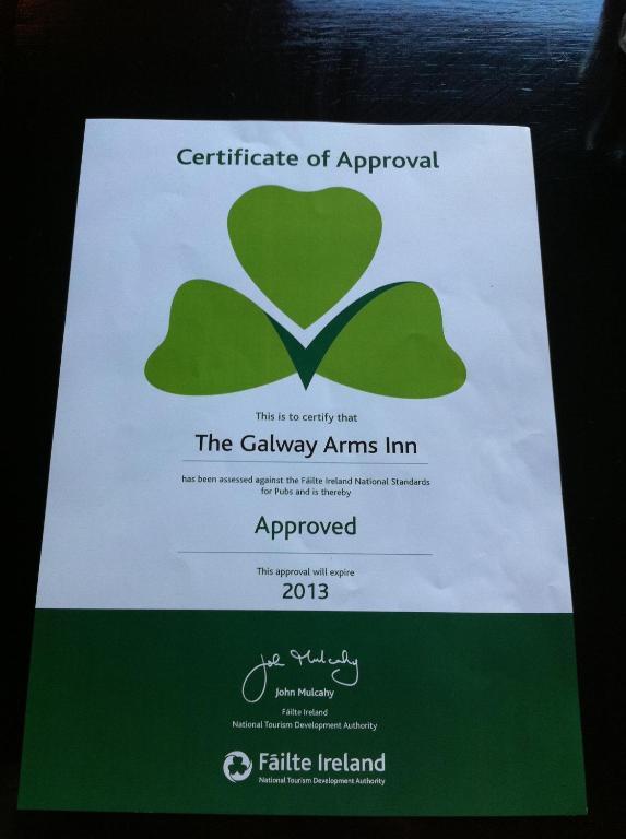 Galway Arms Inn Exterior foto